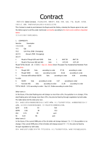 《购货合同》(Sales-Contract)---中英文样本