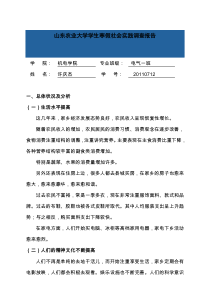 家乡新变化社会实践报告