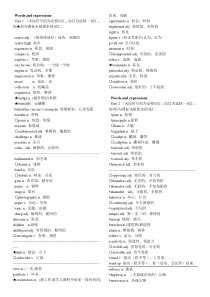 新版外研社高中必修一单词表