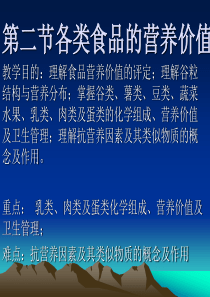 谷类薯类豆类食品的营养价值g