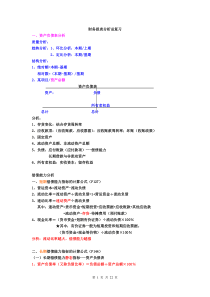 财务报表分析自考复习