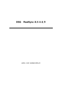 DSGRealSync技术白皮书-v3