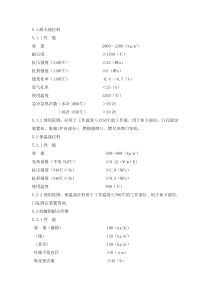 耐火材料技术标准