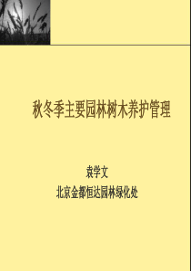 冬季园林树木养护管理冬季修剪(企业协会) 简化