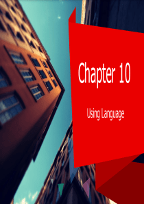 英语演讲Chapter-10--Using-Language