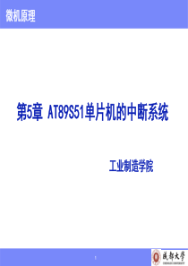 第五章AT89S51单片机的中断系统.