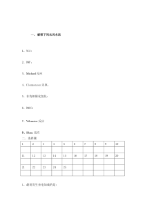 药物合成练习题