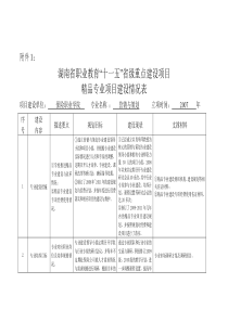 营销与策划精品专业项目建设情况汇报