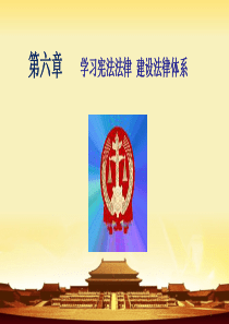 第六章学习宪法法律建设法治体系2015版.