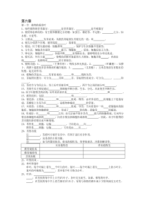 第六章小结填空-答案