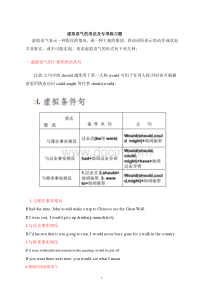 虚拟语气的用法及专项练习题