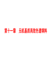 第十一章_无机基质高效色谱填料