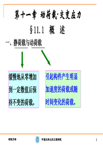 第十一章动荷载.