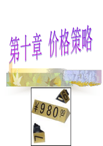 第十章价格策略.