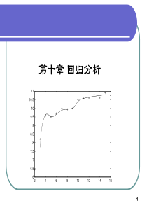 第十章回归分析.