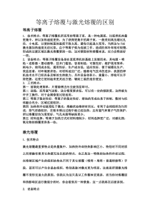 等离子熔覆与激光熔覆的区别