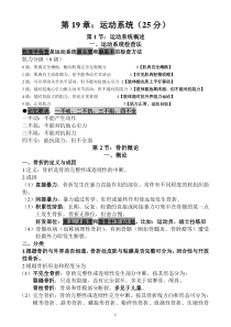 简单易记的执业医师考试资料运动系统笔记(用心记住考点_必定能过)