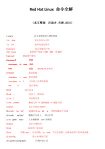 红帽子_Linux_命令全解