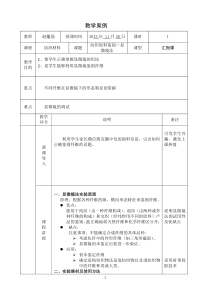 纤维鉴别教案