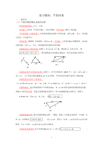 中职数学平面向量复习