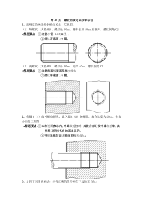 【免费下载】螺纹的规定画法和标注