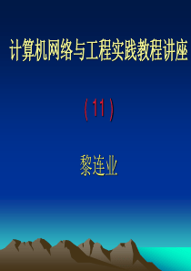 计算机网络与工程实践教程讲座(11)主讲内容无线网络