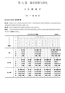 强制性条文-城市建设部分之第9篇 城市园林与绿化