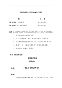 房产公司策划文件-项目组团社区园林概念分析