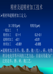 第三章先进制造工艺技术(超精密加工)