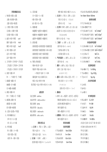 苏教版小学六年级数学毕业小升初总复习资料整理