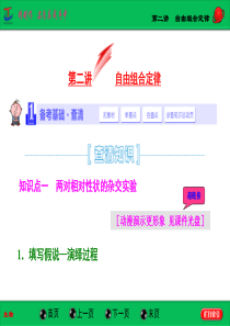 第二讲自由组合定律