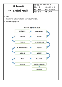 EPC项目操作流程图