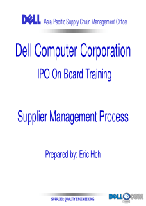 DELLSCMProcessFlowMapping