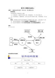 软件工程模拟题1带答案