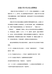 广东省少先队红旗大队主要事迹附页