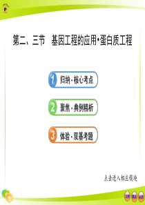 选修3112、3基因工程的应用·蛋白质工程