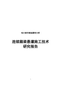 连续箱梁悬灌施工技术研究(11-20)