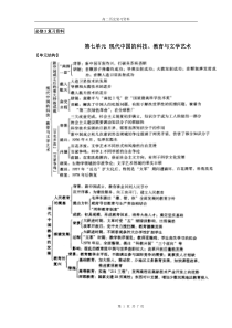 综合必修3高中历史水平测试复习7