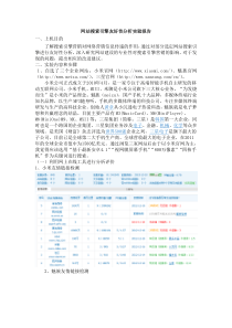 网站搜索引擎友好性分析报告