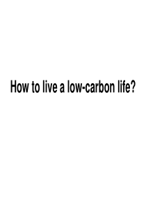 How-to-live-a-low-carbon-life