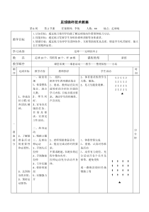 足球教案-运球绕杆技术