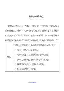 考察沟通协调能力的面试题