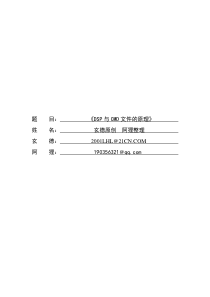 DSP与CMD文件的原理