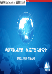 XX软件有限公司-构建可视供应链，保障产品质量安全(PPT19页)