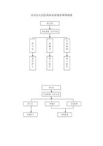 科室质量管理三级组织结构图