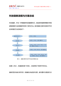 科技查新流程与方案总结