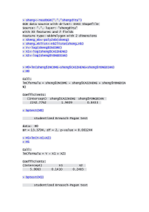 空间计量模型R操作代码