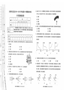 天津市五区县2014-2015学年度第一学期期末考试八年级物理试卷