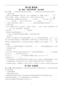 人教版物理选修3-1知识点汇总