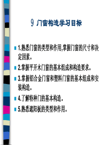 门窗工程演示文稿